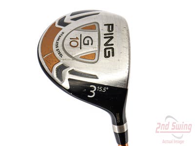 Ping G10 Fairway Wood 3 Wood 3W 15.5° Ping TFC 129F Graphite Stiff Right Handed 42.75in
