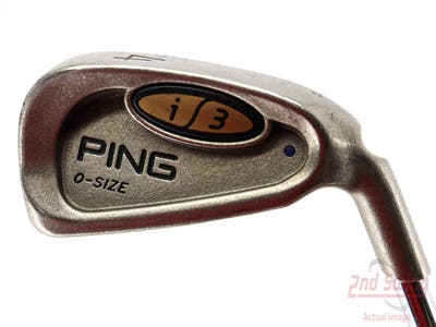 Ping i3 Oversize Single Iron 4 Iron Ping JZ Steel Stiff Right Handed Blue Dot 38.25in