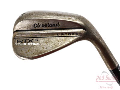 Cleveland RTX 6 ZipCore Tour Rack Raw Wedge Pitching Wedge PW 48° 10 Deg Bounce Dynamic Gold Tour Issue X100 Steel X-Stiff Right Handed 35.75in
