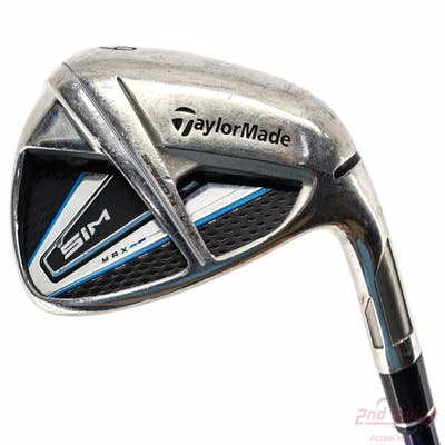 TaylorMade SIM MAX Single Iron 9 Iron Fujikura Ventus Blue 5 Graphite Senior Right Handed 36.25in