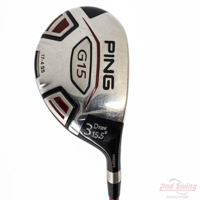 Ping G15 Draw Fairway Wood 3 Wood 3W 15.5° Ping TFC 149F Graphite Stiff Right Handed 43.0in