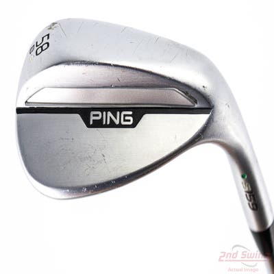Ping s159 Chrome Wedge Lob LW 58° 8 Deg Bounce True Temper Dynamic Gold 105 Steel Regular Right Handed Green Dot 35.25in