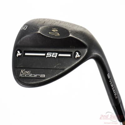 Cobra KING SB Black Wedge Lob LW 60° 8 Deg Bounce Versatile FST KBS Hi-Rev 2.0 Steel Stiff Right Handed 35.25in