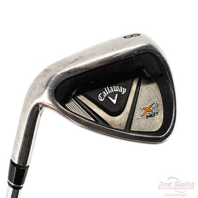 Callaway X2 Hot Single Iron 8 Iron True Temper Speed Step 85 Steel Stiff Left Handed 36.5in