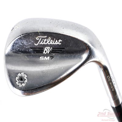 Titleist Vokey SM7 Tour Chrome Wedge Lob LW 58° 10 Deg Bounce S Grind Mitsubishi Tensei Pro Red AMC Graphite Regular Right Handed 35.25in