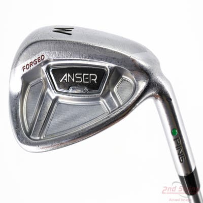Ping Anser Forged 2013 Single Iron Pitching Wedge PW Ping TFC 800I Graphite Regular Right Handed Green Dot 36.75in
