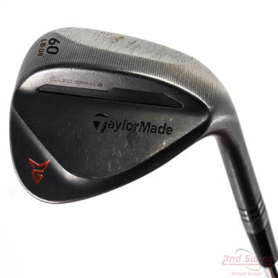 TaylorMade Milled Grind 2 Black Wedge Lob LW 60° 8 Deg Bounce Nippon NS Pro Modus 3 Tour 120 Steel Stiff Right Handed 35.0in