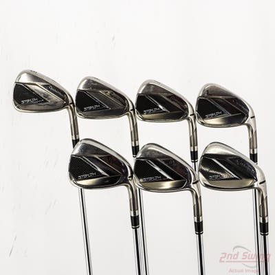 TaylorMade Stealth Iron Set 5-PW AW True Temper Dynamic Gold 95 VSS Pro Steel Regular Right Handed -1/4"