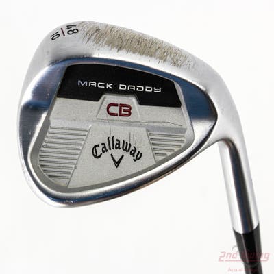 Callaway Mack Daddy CB Wedge Pitching Wedge PW 48° 10 Deg Bounce KBS Hi-Rev G 60 Graphite Stiff Right Handed 35.5in