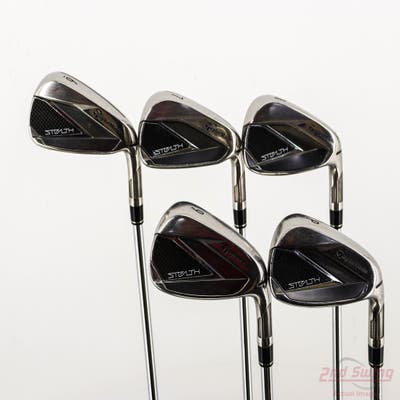TaylorMade Stealth Iron Set 6-PW FST KBS MAX 85 MT Steel Stiff Right Handed -1/4"