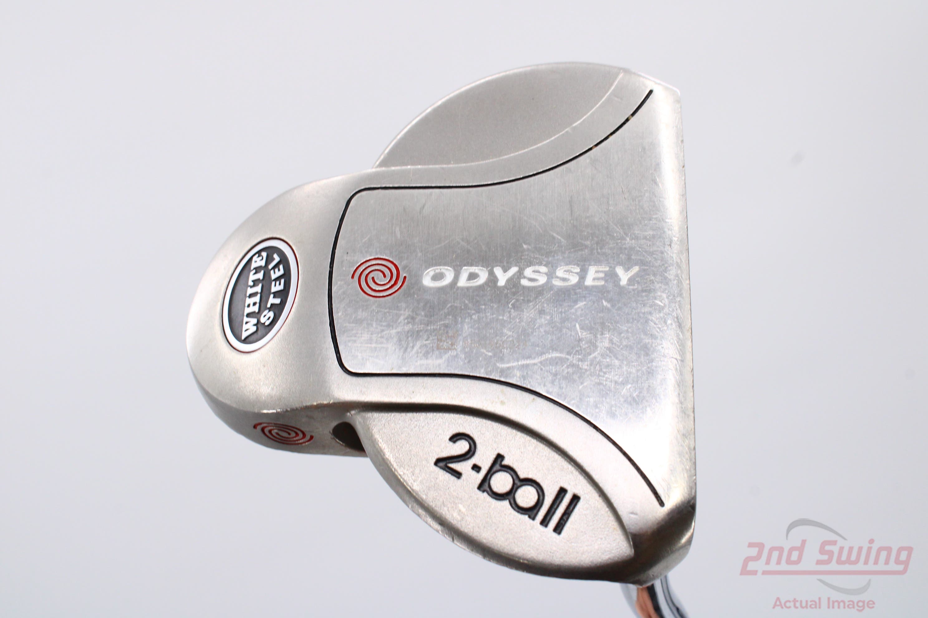 Odyssey White Steel 2Ball Putter Steel Right Handed 35.0in 2nd Swing Golf