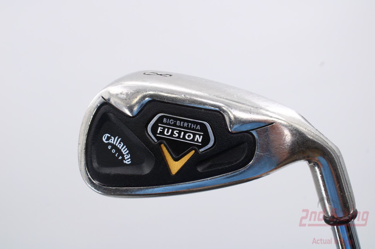 Callaway Fusion Single Iron 8 Iron Nippon NS Pro 990GH Steel Uniflex Right Handed 37.0in