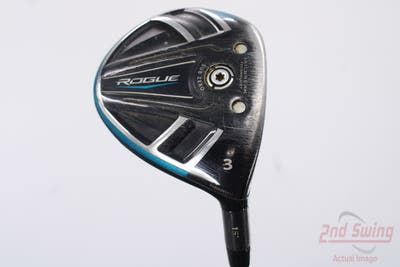 Callaway Rogue Sub Zero Fairway Wood 3 Wood 3W 15° Project X Even Flow Blue 75 Graphite X-Stiff Right Handed 43.0in