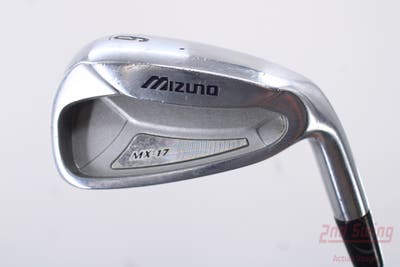 Mizuno MX 17 Single Iron 6 Iron Stock Graphite Shaft Graphite Regular Right Handed 37.75in