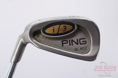 Ping i3 Blade Single Iron 5 Iron Ping Z-Z65 with Cushin Insert Steel Stiff Left Handed Green Dot 38.75in