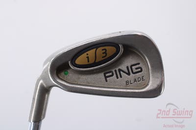 Ping i3 Blade Single Iron 4 Iron Ping Z-Z65 with Cushin Insert Steel Stiff Left Handed Green Dot 39.0in
