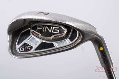 Ping G15 Single Iron 8 Iron Ping TFC 169I Graphite Senior Right Handed Yellow Dot 36.5in
