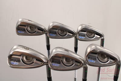 Ping 2016 G Iron Set 6-PW GW AWT 2.0 Steel Regular Right Handed Green Dot 37.75in