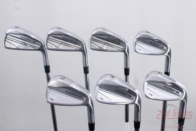 Cobra 2023 KING Forged CB, 2023 King Tour Combo Iron Set 5-PW GW Oban CT-100 Steel Stiff Right Handed 38.25in
