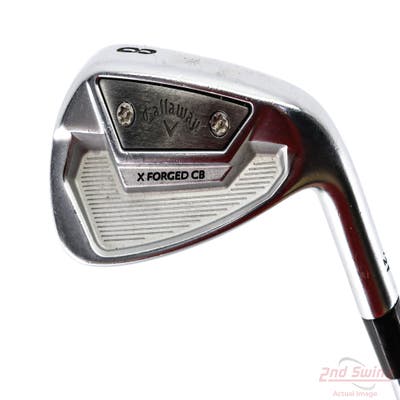 Callaway X Forged CB 21 Single Iron 8 Iron Project X IO 5.5 Steel Regular Right Handed 36.5in