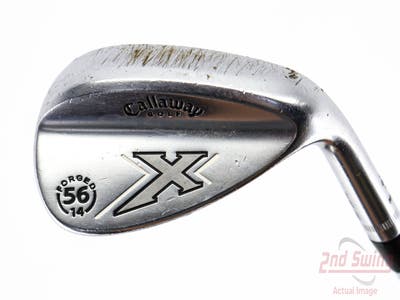 Callaway X Forged Chrome Wedge Sand SW 56° 14 Deg Bounce Callaway Stock Steel Steel Wedge Flex Right Handed 35.25in