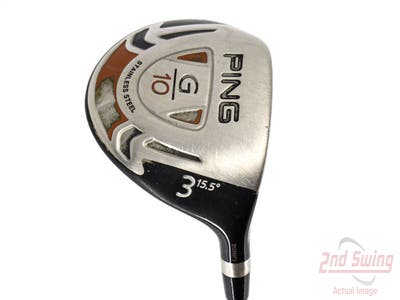 Ping G10 Fairway Wood 3 Wood 3W 15.5° Grafalloy ProLaunch Red FW Graphite Stiff Right Handed 43.0in