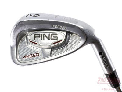 Ping Anser Forged 2010 Single Iron 9 Iron Ping AWT Steel Stiff Right Handed Black Dot 36.0in