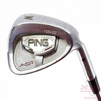 Ping Anser Forged 2010 Single Iron Pitching Wedge PW Project X Rifle 6.0 Steel Stiff Right Handed Black Dot 35.75in