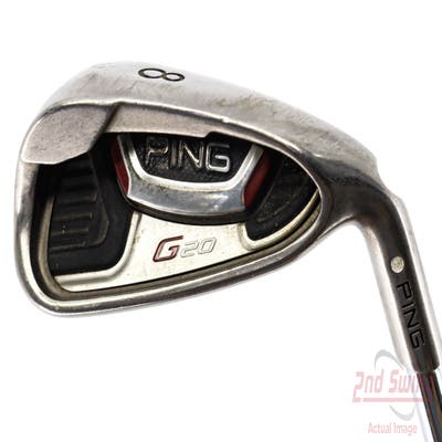 Ping G20 Single Iron 8 Iron Ping CFS Steel Stiff Right Handed White Dot 37.0in