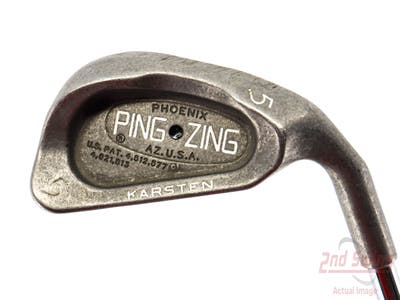 Ping Zing Single Iron 5 Iron Ping ZZ Lite Steel Stiff Right Handed Black Dot 37.0in