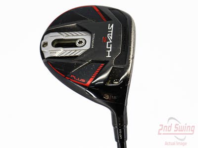 TaylorMade Stealth 2 Plus Fairway Wood 3 Wood 3W 15° PX HZRDUS Smoke Blue RDX 70 Graphite Stiff Right Handed 43.0in