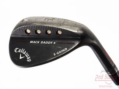 Callaway Mack Daddy 4 Black Wedge Sand SW 54° 10 Deg Bounce S Grind Dynamic Gold Tour Issue 115 Steel Wedge Flex Right Handed 35.5in