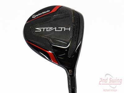 TaylorMade Stealth Fairway Wood 5 Wood 5W 18° PX HZRDUS Smoke Red RDX 75 Graphite X-Stiff Right Handed 42.5in