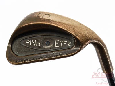 Ping Eye 2 Beryllium Copper Wedge Sand SW Stock Graphite Shaft Graphite Senior Right Handed Black Dot 35.5in