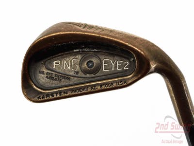 Ping Eye 2 Beryllium Copper Single Iron 7 Iron Stock Graphite Shaft Graphite Stiff Right Handed Black Dot 37.5in