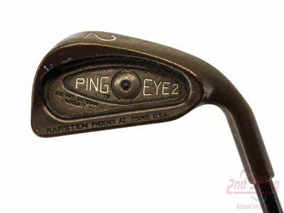 Ping Eye 2 Beryllium Copper Single Iron 2 Iron Stock Graphite Shaft Graphite Stiff Right Handed Black Dot 40.0in