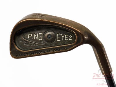 Ping Eye 2 Beryllium Copper Single Iron 4 Iron Stock Graphite Shaft Graphite Regular Right Handed Black Dot 39.0in