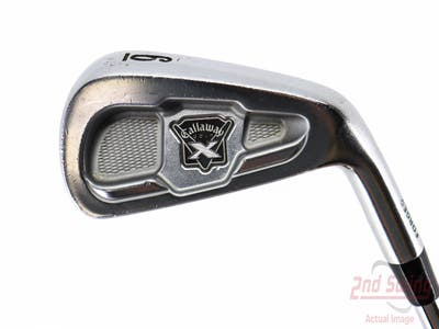 Callaway 2009 X Forged Single Iron 6 Iron Project X Flighted 5.5 Steel Regular Right Handed 38.0in