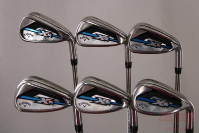 Callaway XR OS Iron Set 6-PW SW UST Mamiya Recoil 460 F2 Graphite Senior Right Handed 38.25in