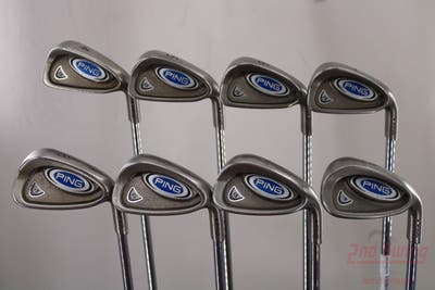 Ping i5 Iron Set 4-PW SW True Temper Dynamic Gold S300 Steel Stiff Right Handed Black Dot 37.5in
