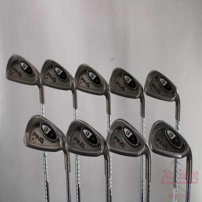 Ping i3 + Iron Set 3-GW Stock Steel Shaft Steel Stiff Right Handed Red dot 38.0in