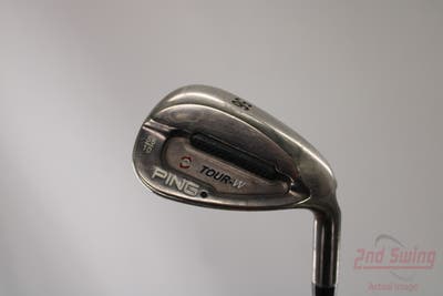 Ping Tour-W Brushed Silver Wedge Sand SW 56° 10 Deg Bounce Ping AWT Steel Stiff Right Handed Black Dot 35.75in