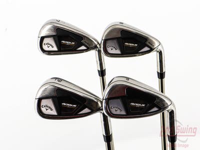 Callaway Rogue ST Max Iron Set 7-PW UST Mamiya Recoil ZT9 F4 Graphite Stiff Right Handed 37.5in