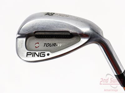 Ping Tour-W Brushed Silver Wedge Gap GW 52° 12 Deg Bounce Ping TFC 129I Graphite Stiff Right Handed Black Dot 36.0in