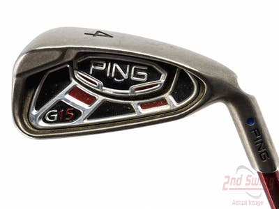 Ping G15 Single Iron 4 Iron Ping TFC 149I Graphite Regular Right Handed Blue Dot 39.5in