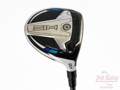 TaylorMade SIM Ti Fairway Wood 5 Wood 5W 19° Project X EvenFlow Riptide 70 Graphite Stiff Right Handed 43.25in
