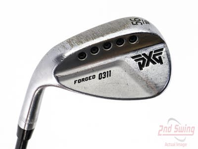 PXG 0311 Forged Chrome Wedge Sand SW 56° 10 Deg Bounce Mitsubishi MMT 60 Graphite Senior Left Handed 35.5in