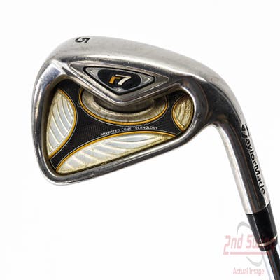 TaylorMade R7 Single Iron 5 Iron Stock Steel Shaft Steel Regular Right Handed 38.25in