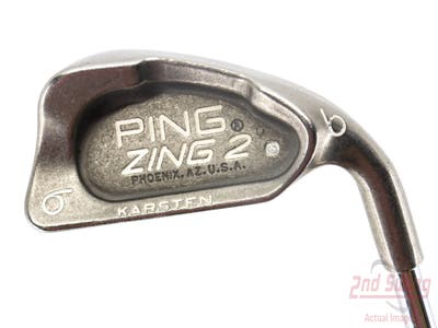 Ping Zing 2 Single Iron 6 Iron Ping JZ Steel Stiff Right Handed White Dot 38.0in