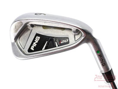 Ping I20 Single Iron 6 Iron Ping CFS Steel X-Stiff Right Handed Green Dot 38.25in